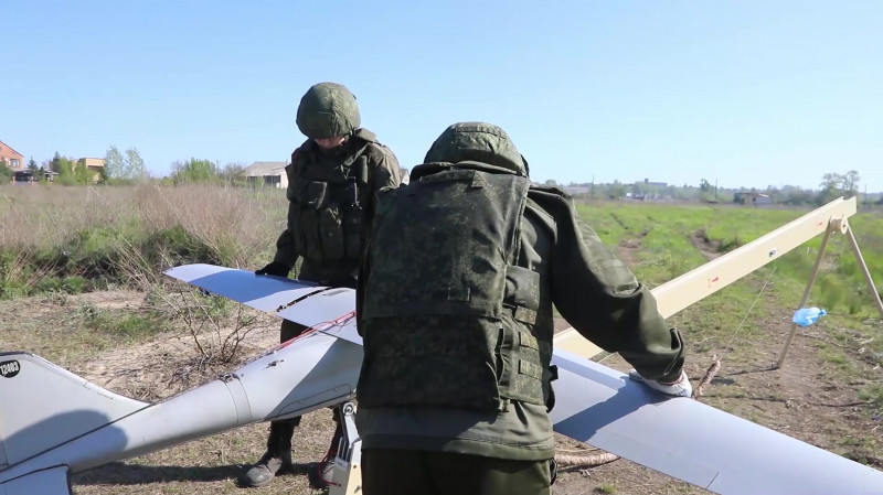 Orlan-10 multi-purpose unmanned aerial vehicles deployed by Russian Army in Ukraine