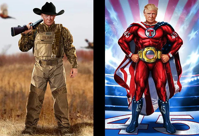 Donald Trump vinde cartonașe NFT cu el îmbrăcat în supererou, astronaut sau șofer de curse: „Ar putea fi un cadou de Crăciun grozav”