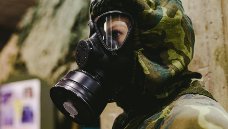 masca de gaze militara