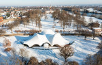 16.12.2022, xpsx, Lokal Hanau Winterimpressionen Schloss Philippsruhe Amphitheater v.l. Winter schloss Philippsruhe Sch