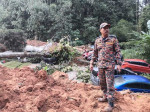 Landslide hits campsite in Malaysia