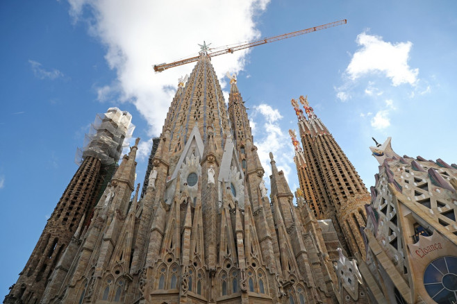 La Sagrada Familia, Barcelona, Spain - 15 Dec 2022