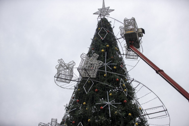 Christmas preparations in Kyiv