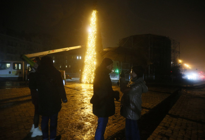 Preparations for Christmas in Kyiv