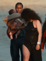 *PREMIUM-EXCLUSIVE* Rihanna and ASAP Rocky reveal their 6-month-old baby boy for the first time during a photoshoot in Malibu