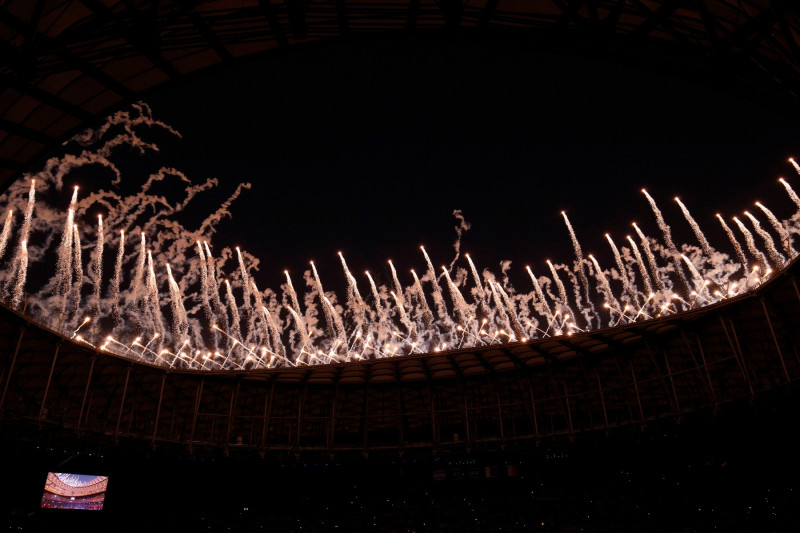 Argentina v France 2022 FIFA World Cup, WM, Weltmeisterschaft, Fussball General view during the closing ceremony prior t