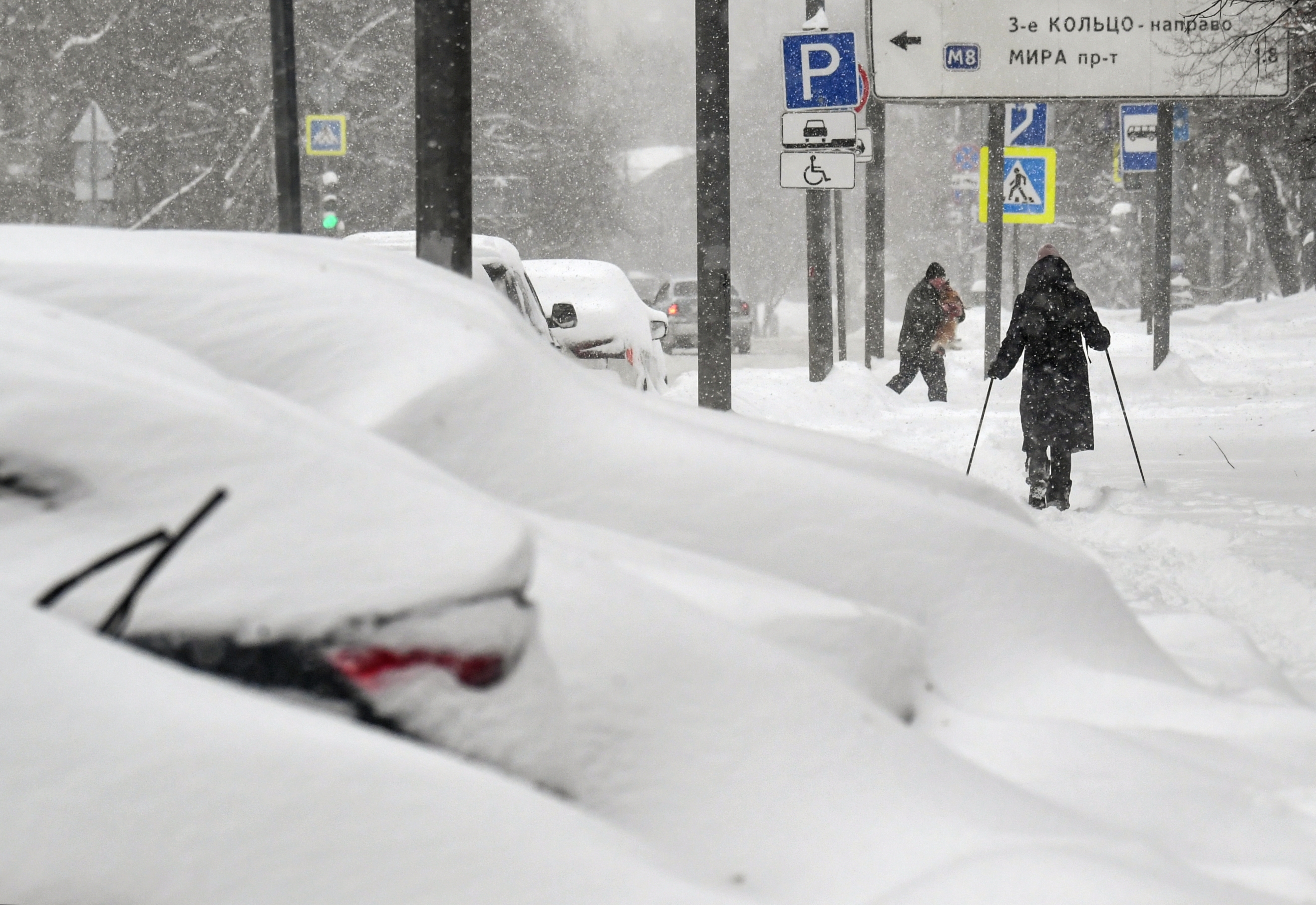 „Apocalipsă de zăpadă” la Moscova: Cea mai abundentă ninsoare din ultimul secol