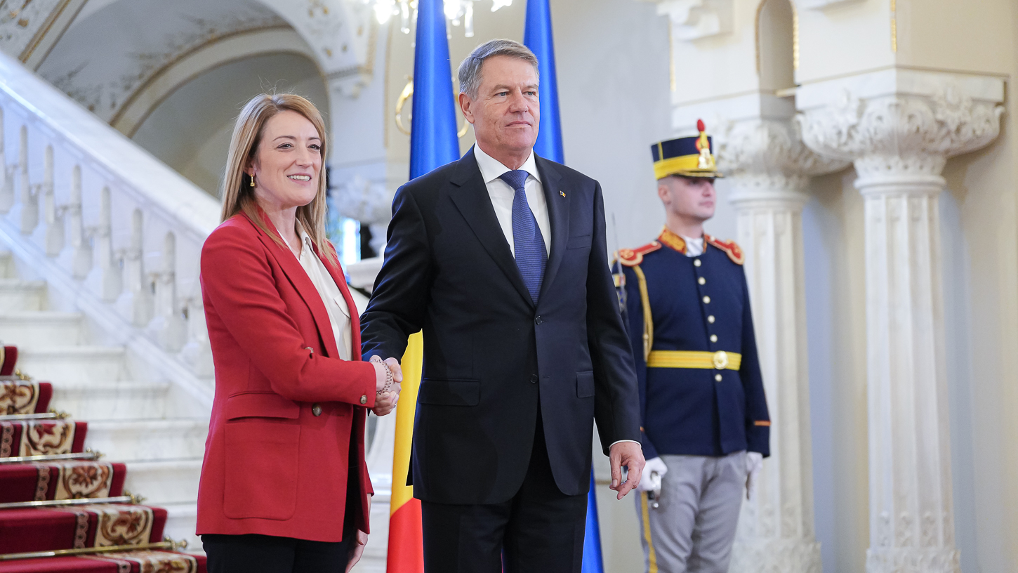 Roberta Metsola, la Cotroceni: România aparține Spațiului Schengen. Iohannis: Speranța noastră, în 2023 să devenim parte a Schengen