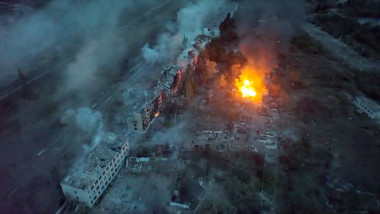 Frontline city Bakhmut under heavy Shelling, Ukraine - 19 Sep 2022
