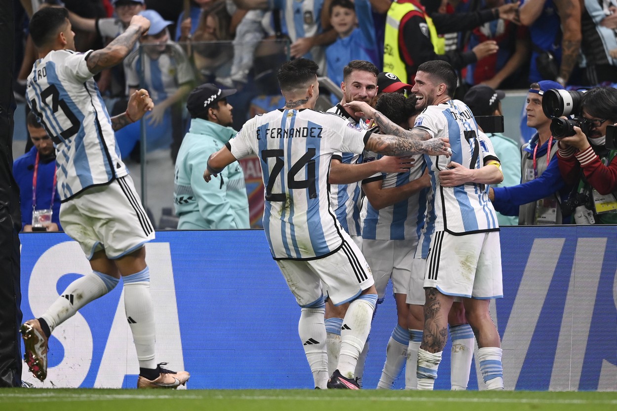 Argentina, prima finalistă a Cupei Mondiale 2022, după ce a învins Croaţia