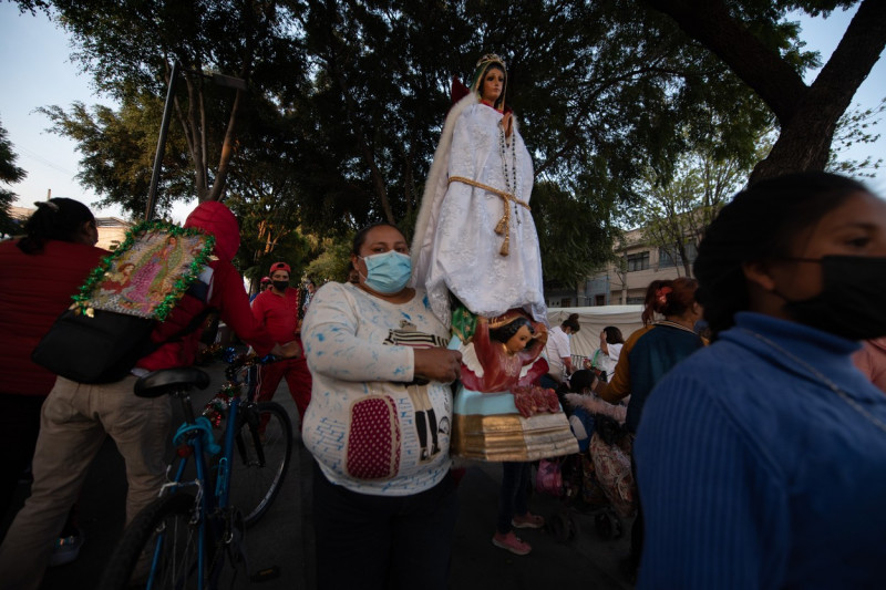 Celebration and pilgrimages to The Virgin of Guadalupe in Mexico City part 2