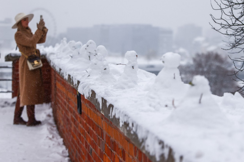 Snowstorm In Krakow, Poland - 12 Dec 2022