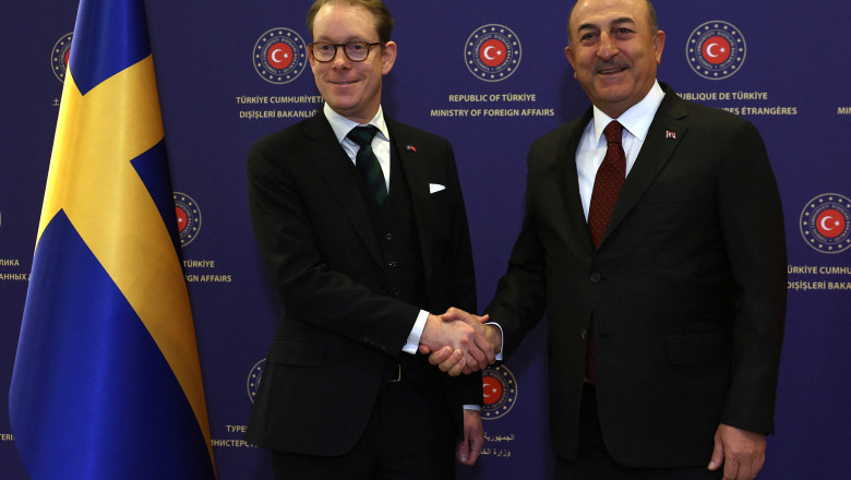 Miniștrii turc și suedez de externe, la Ankara.