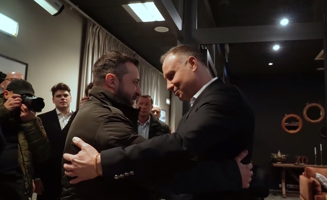 Zelenski a discutat cu Duda la întoarcerea din SUA. „M-am întâlnit cu un prieten al Ucrainei”