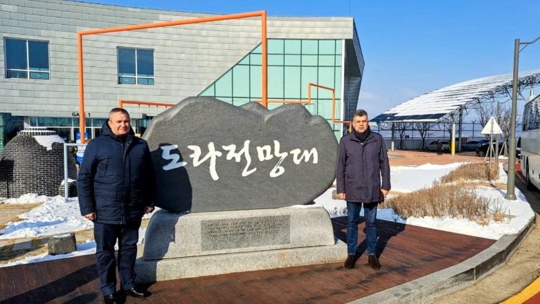 Premierul Nicolae Ciucă şi preşedintele Camerei Deputaţilor, Marcel Ciolacu, au vizitat zona demilitarizată dintre cele două state coreene.
