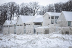 Ontario Town Crystallized After Major Winter Storm - Fort Erie