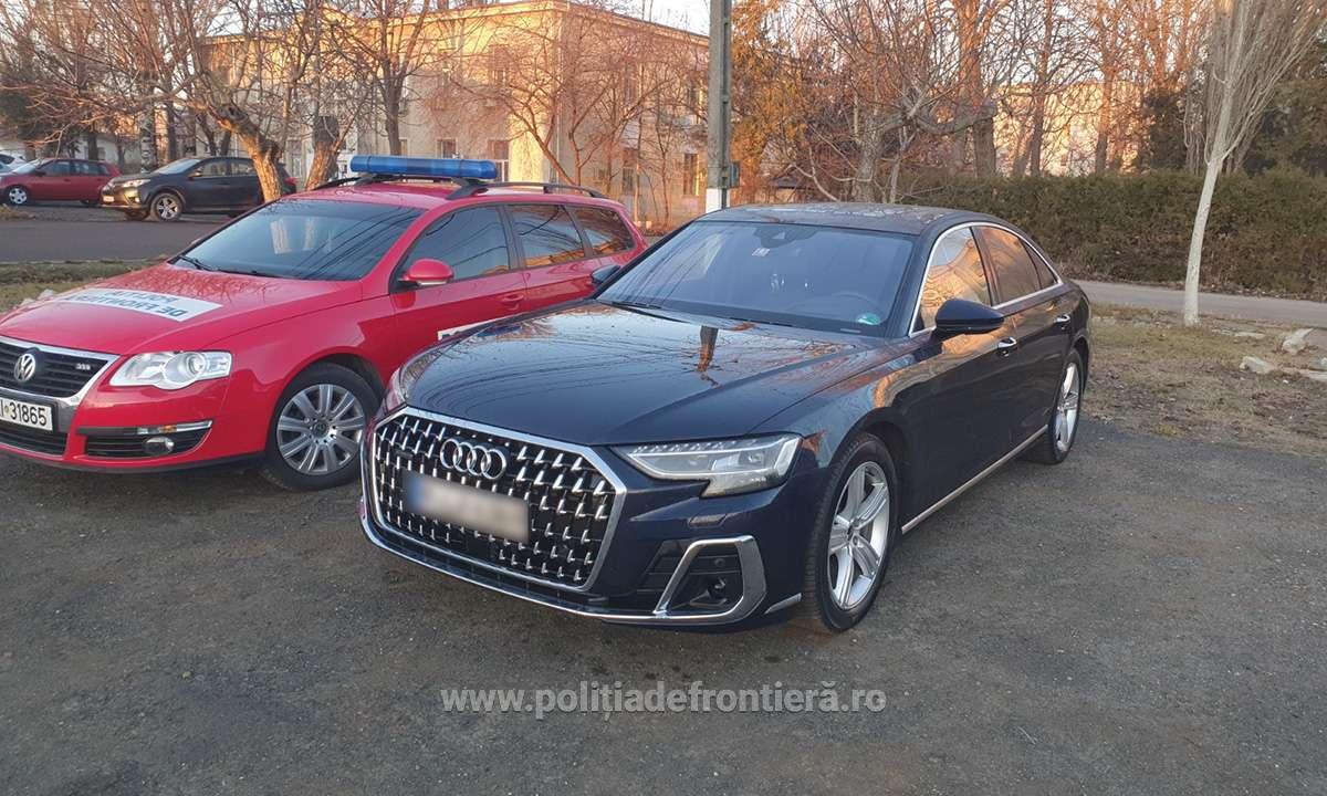 Un Audi de 150.000 de euro, furat din Germania, a fost găsit la un român din Constanța care încerca să-l vândă mai ieftin