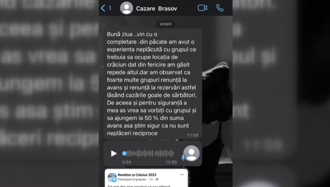 Țeapă de Revelion. Cum au rămas peste 50 de tineri și fără bani, și fără petrecere: „A fost OK până când ne-a căutat să ceară în plus”