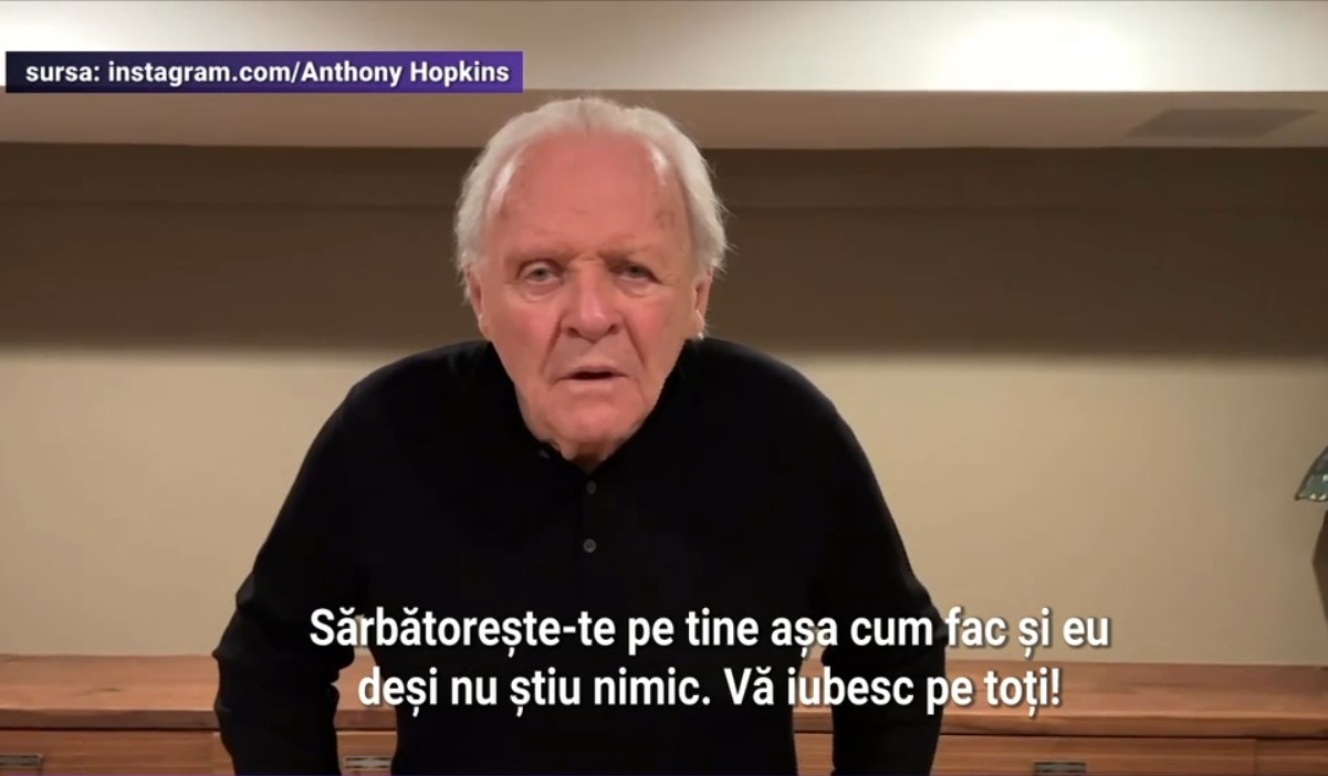 Mesajul lui Anthony Hopkins, la 47 de ani de când a renunțat la alcool: „Într-o lume plină de ură, fiți blânzi cu voi”