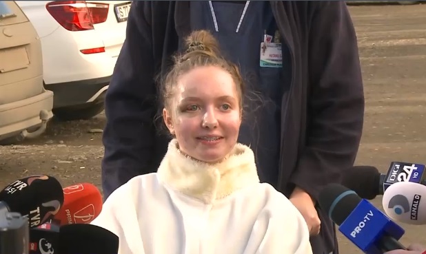 Prima declarație a Alexiei, fata rănită în accidentul din Pașcani, la ieșirea din spital