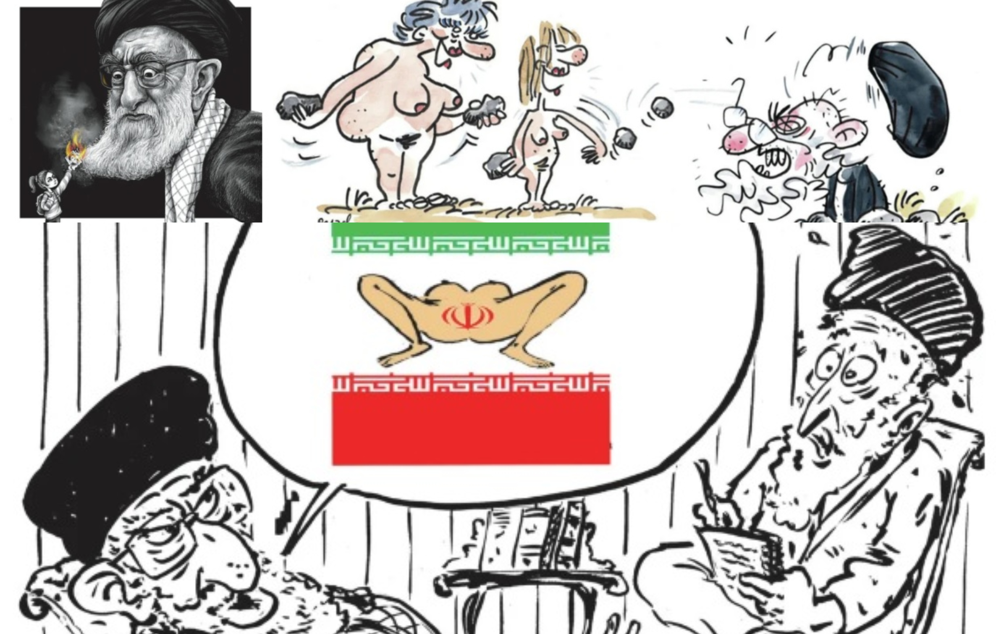 Iranul amenință Franța cu represalii după ce Charlie Hebdo a publicat caricaturi cu ayatollahul Khamenei