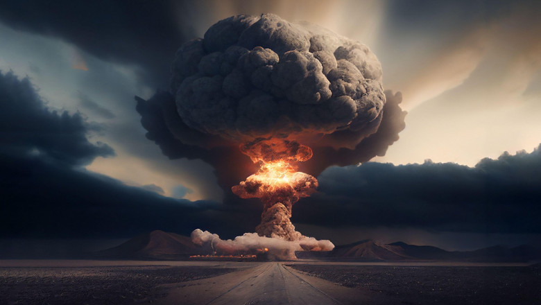 explozia unei bombe nucleare