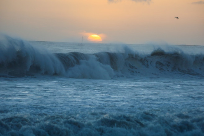 Giant Waves in Montecito After Storm