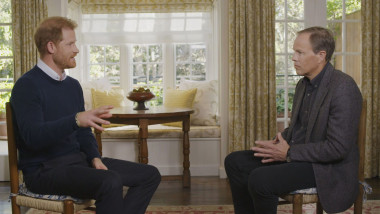 Prințul Harry în interviul cu Tom Bradby.