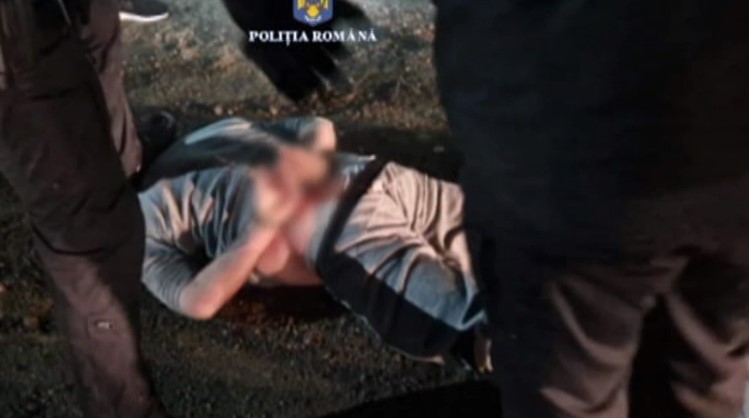 Focuri de armă în Giurgiu, pentru prinderea unui șofer care amenința oamenii cu o sabie