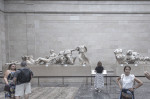 Visitors In The Parthenon Marbles Room In The British Museum, London, United Kingdom - 05 Jan 2023