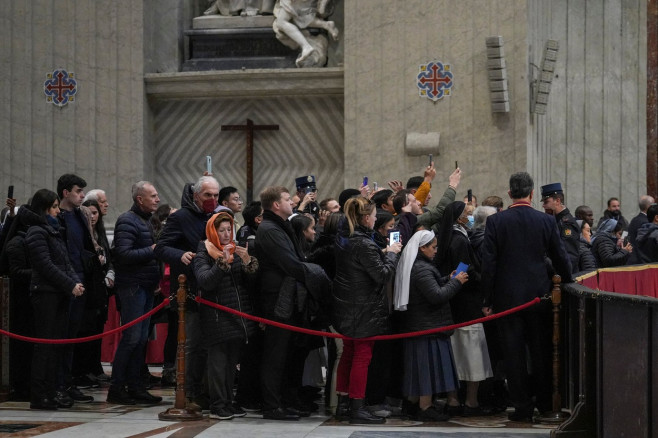 Exposure of the body of the Pope Emeritus Benedict XVI