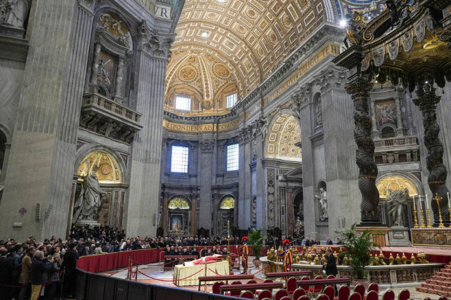 Exposure of the body of the Pope Emeritus Benedict XVI