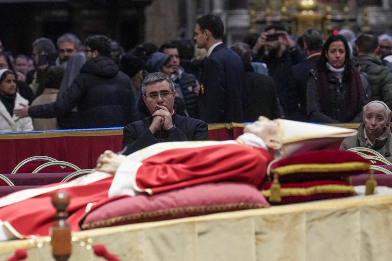 Exposure of the body of the Pope Emeritus Benedict XVI