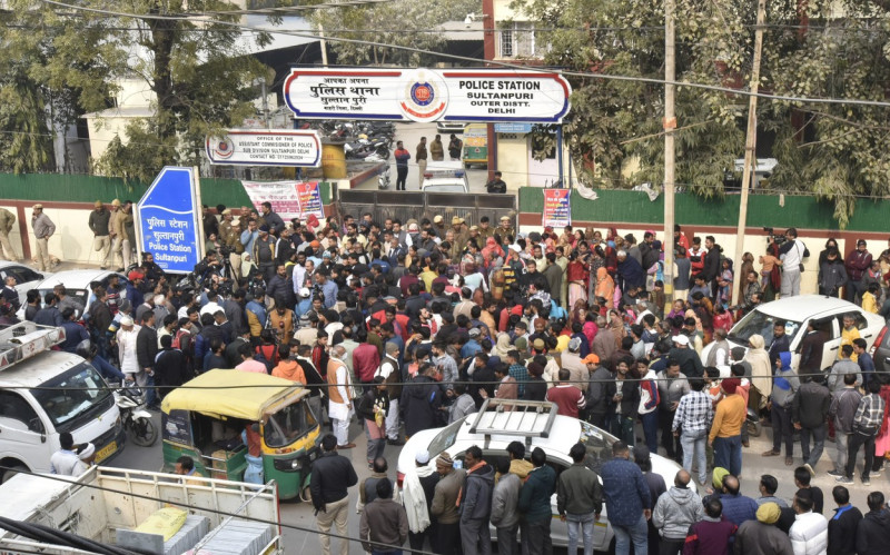 Woman Dragged For Kilometres In Sultanpuri Area By Car On New Year Morning, Dies, New Delhi, Delhi, India - 02 Jan 2023