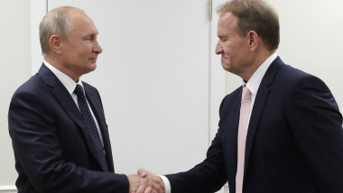 Russia President Putin meets with Ukrainian politician Viktor Medvedchuk