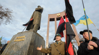Omagiu adus lui Stepan Bandera, la Kiev