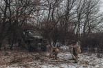 Military mobility continues on the Donbass frontline in Ukraine