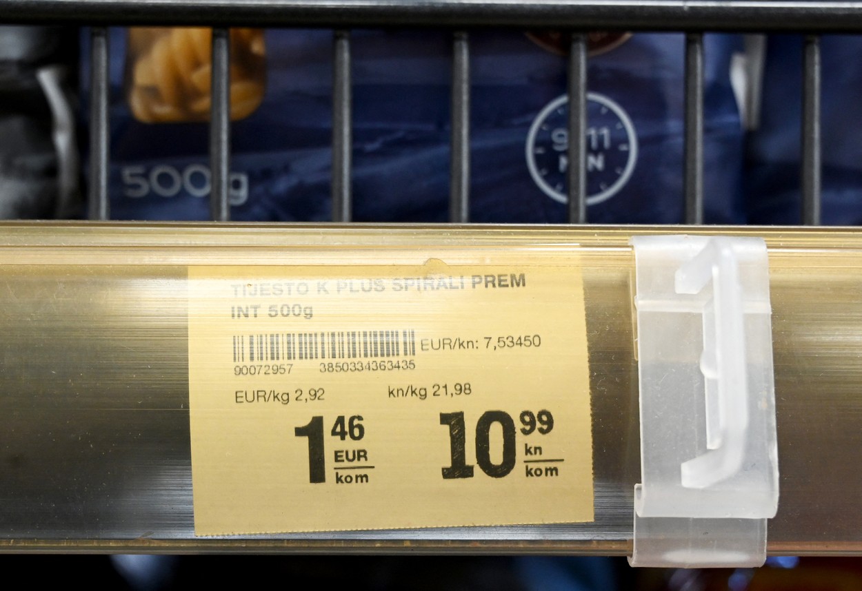 Creștere de prețuri „sălbatică” în Croația după trecerea la euro. Guvernul e „la cuțite” cu mediul de afaceri