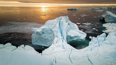 gheață semi-topită în Groenlanda
