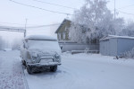 Freezing weather in Yakutia, Russia