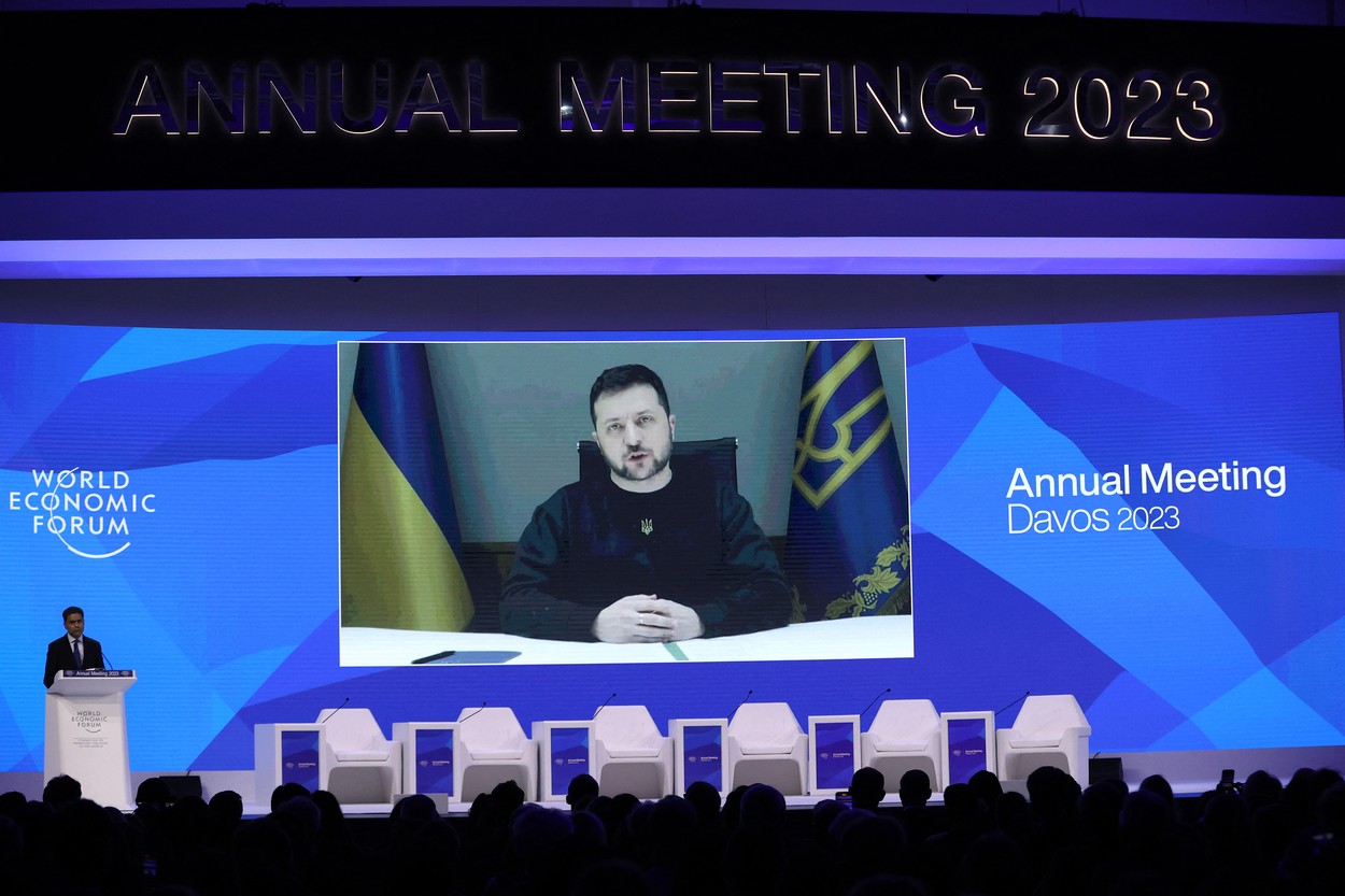 Zelenski, mesaj la Davos: Nu sunt sigur pe deplin că Putin este încă în viață