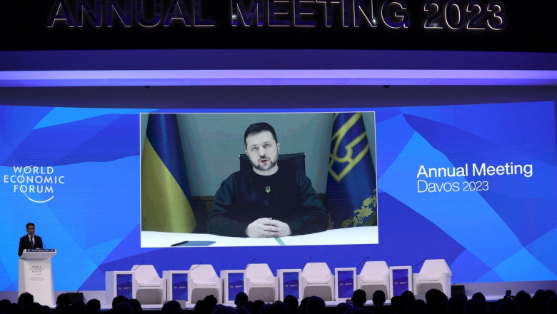 zelenski transmite un mesaj liderilor de la davos