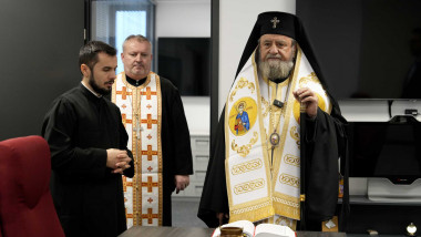 Mitropolitul Ardealului binecuvântează noul sediu STS de la Sibiu