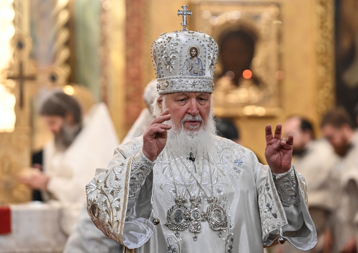Patriarhul Kiril, o nouă apologie a războiului: Trupele ruse luptă în Ucraina pentru viitorul țării noastre. E o datorie sacră