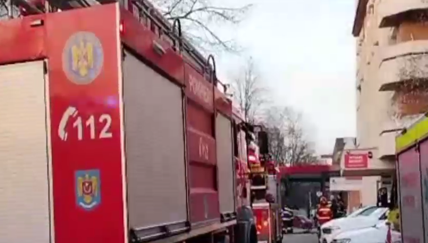Incendiu la Spitalul de Copii din Galați, al doilea în mai puțin de 4 luni. Zeci de pacienți și părinți, evacuați