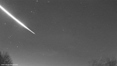 Un meteorit uriaș a fost filmat în Marea Britanie