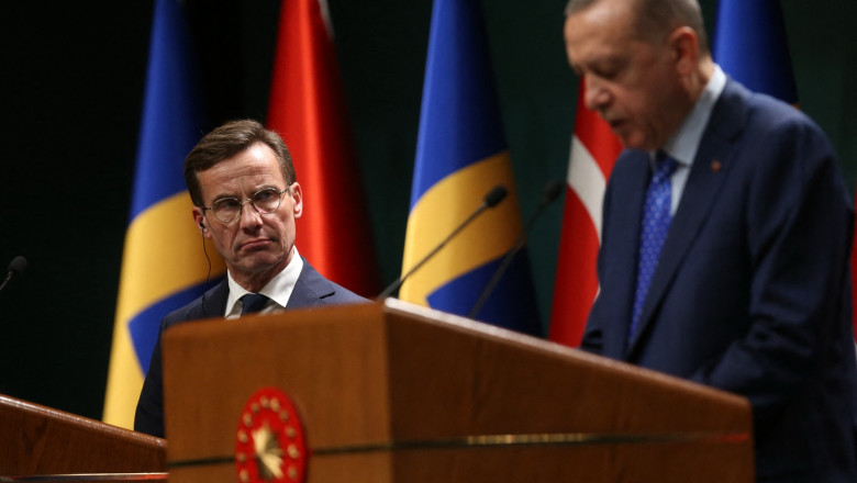 Recep Tayyip Erdogan And Ulf Kristersson Press Conference - Ankara