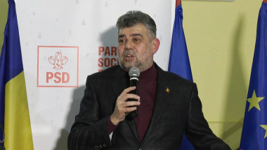 Președintele PSD, Marcel Ciolacu.