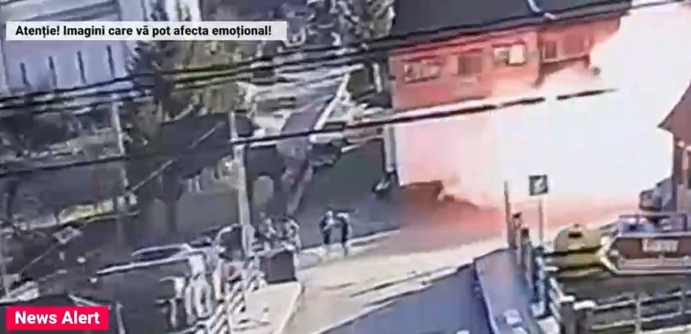 VIDEO Momentul exploziei rulotei fast-food din Botiza. O fetiță de 3 ani a fost grav rănită