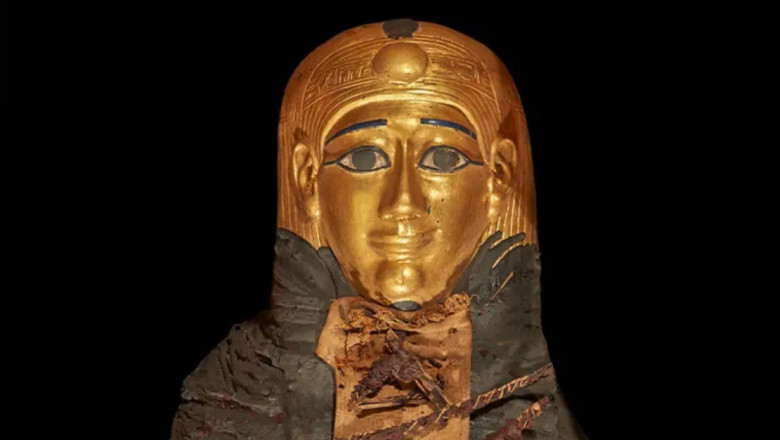 Sarcofagul mumiei Băiatul de Aur